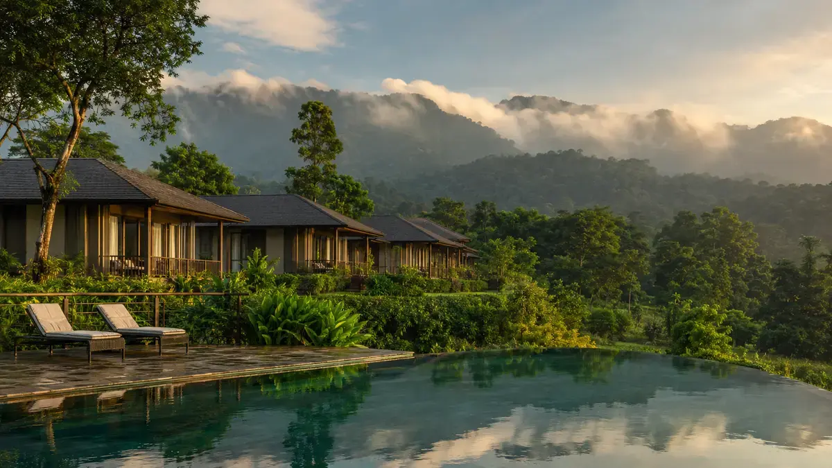 Riverwood Resort — Hotel & resort website concept by OneClick